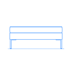 Furniture Benches Blu Dot Paramount Bench Engraving Svg Design, Free Vectors File